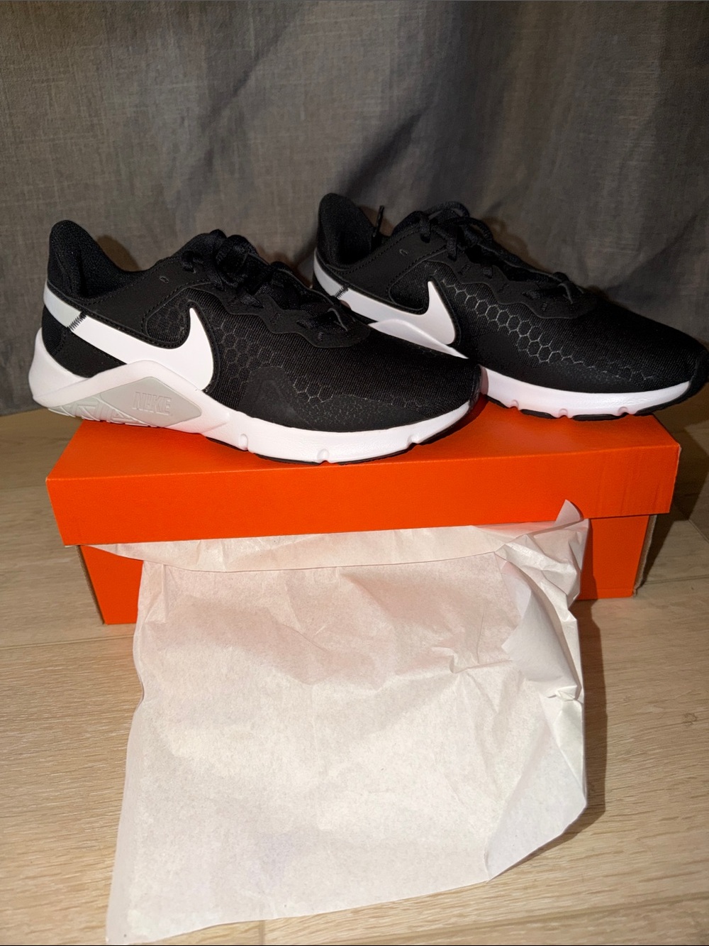 Nike Black and White Trainer Sneakers